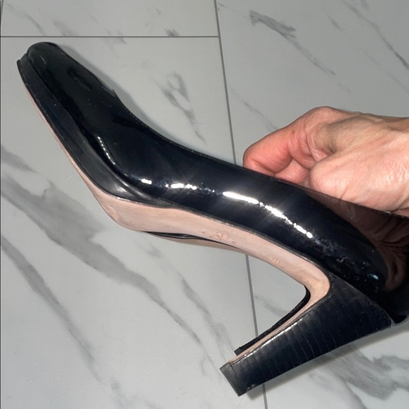 Black Patent Leather Platform Pumps - Picture 10 of 12